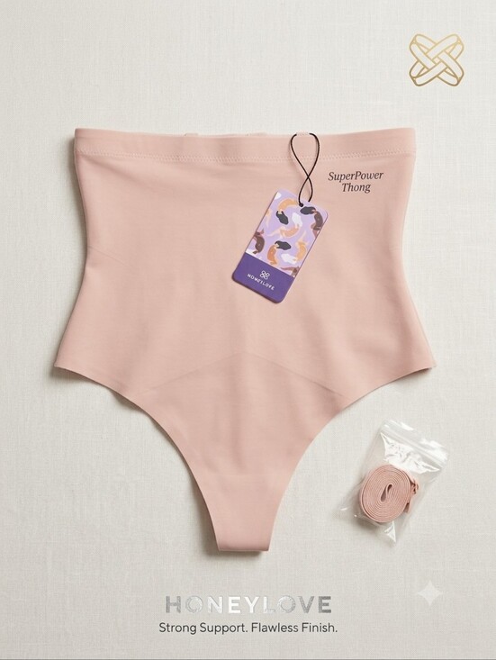 Honeylove Other - HONEYLOVE SuperPower Thong High Waisted Shapewear NWT - Size L